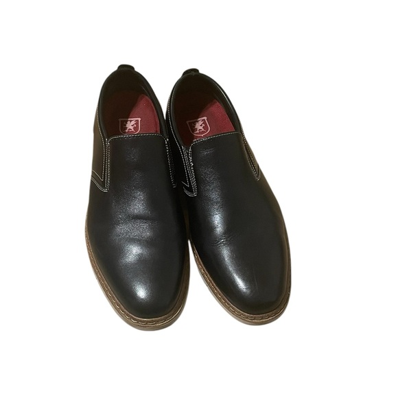 Stacy Adams Black Sideline Plain Toe Mens Slip On Shoes 25419-001, Size 10M - Picture 2 of 5